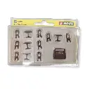 Lot 8 chaises, 4 tables et 1 glacière - NOCH 14824 - HO 1/87 - 2