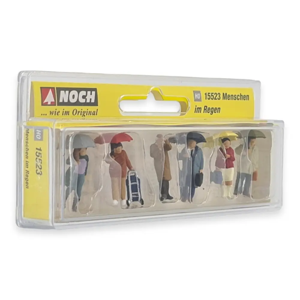 Lot 6 passants et piétons sous la pluie - NOCH 15523 - HO 1/87 - 2