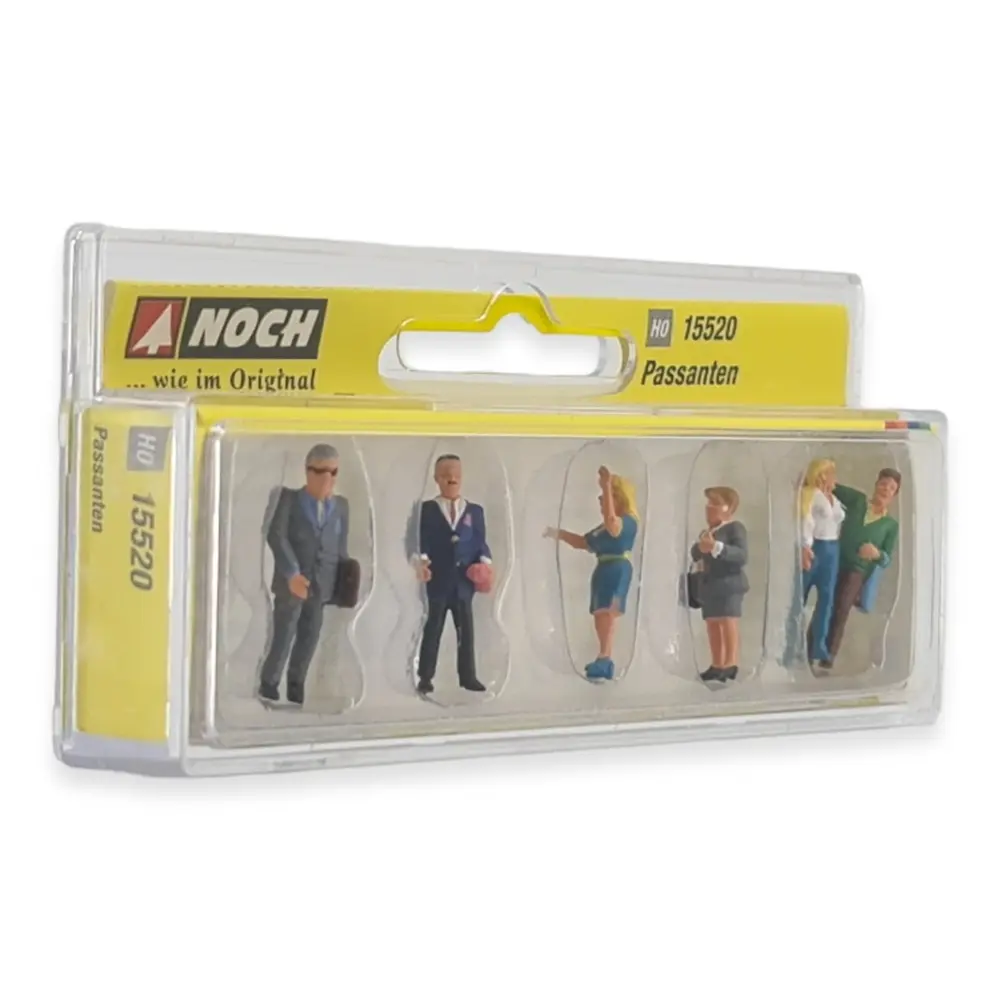 Pack de 6 piétons NOCH 15520 - HO : 1/87ème - 2