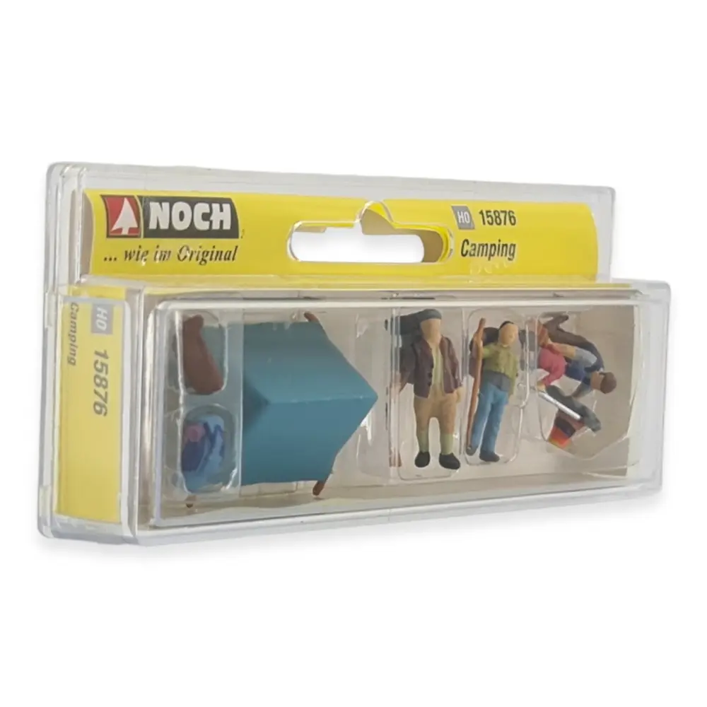 Pack de 4 personnages au camping NOCH 15876 - HO : 1/87ème - 2