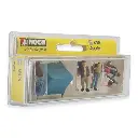 Pack de 4 personnages au camping NOCH 15876 - HO : 1/87ème - 2