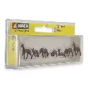 Pack de 7 chevreuils NOCH 15740 - HO : 1/87ème - 2