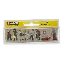 Lot 7 personnages "Entretien du jardin" & accessoires NOCH 15598 HO 1/87 - 3