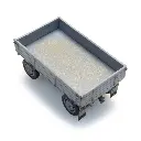 Remorque E3 3t DDR - Artitec 387.535 - HO 1/87 - 3