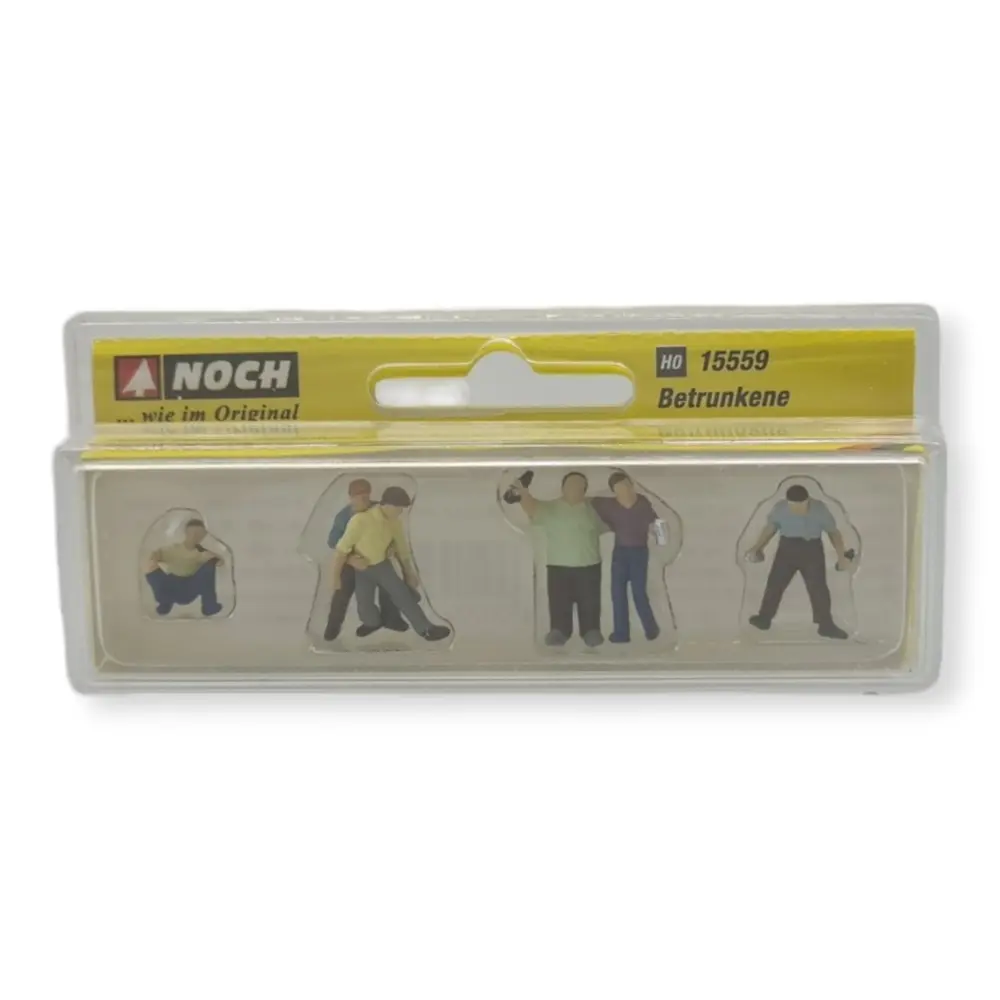 Lot de 6 personnages ivres - Figurine - NOCH 15559 - Échelle HO 1/87 - 3