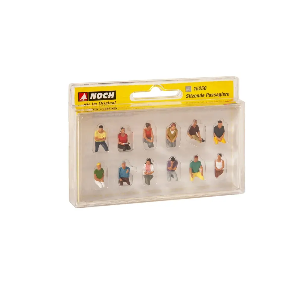 Lot de 12 Passagers Assis - Noch 15250 - HO 1/87 - 2