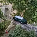 Wagon laitier inox Novateur modèles 50000 livrée verte - HO 1/87 - SNCF - EP III - 4