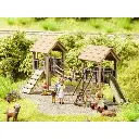 Aire de jeux d'aventure - LaserCut - NOCH 14367 - HO 1/87 - 110x37x45mm - 2