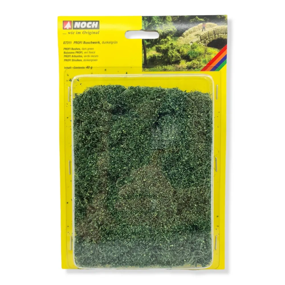 Buissons sauvages PROFI vert foncé - NOCH 07311 - Multi-échelle - 4