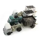 Chargement de conteneur de fret : charbon, poutres, gravats - Artitec 487.801.02 - HO 1/87 - 3