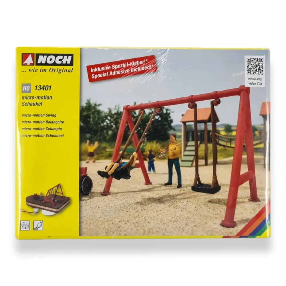 Balançoire motorisée avec figurines Noch 13401 - HO 1/87 - Saynète - 3