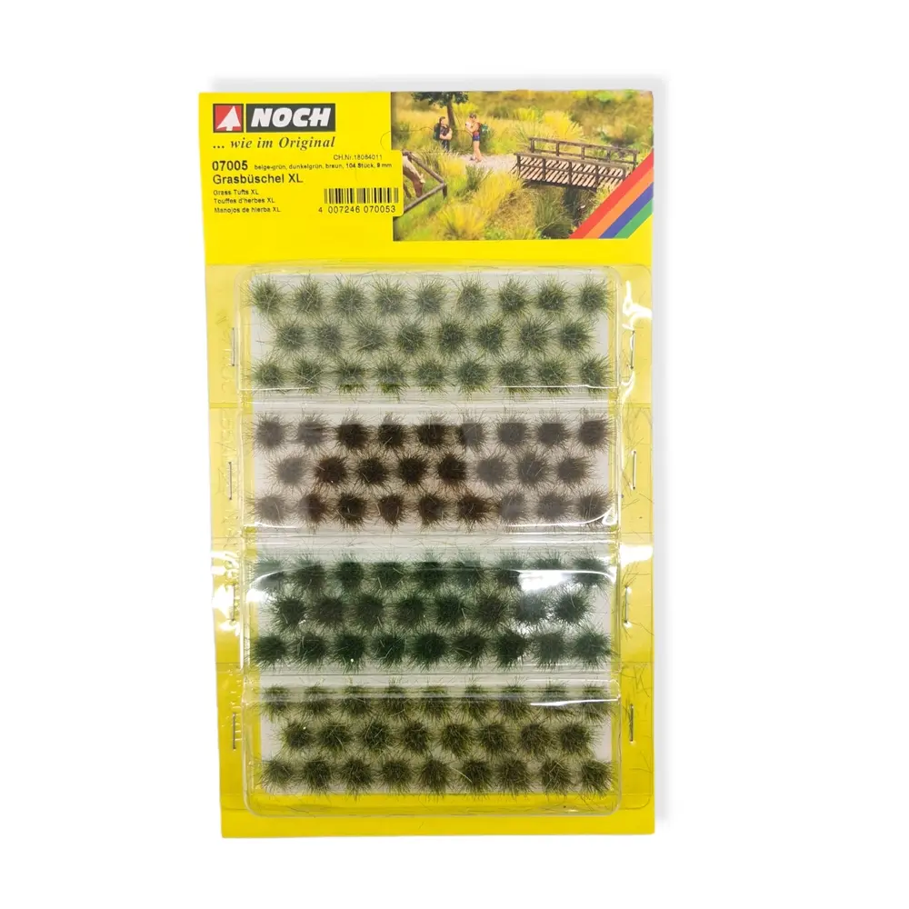 Lot de 104 touffes d'herbes XL - Noch 07005 - HO 1/87 - 2