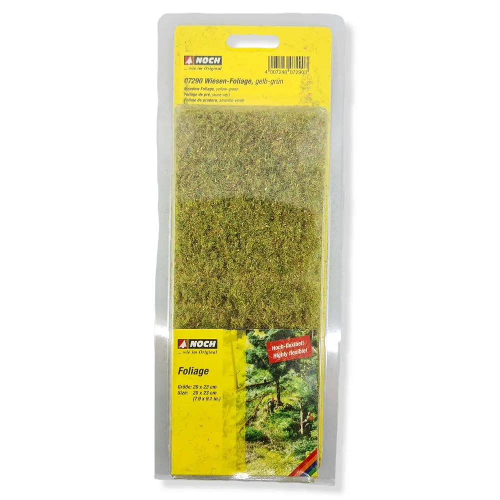 Tapis d'herbe de prairie, foliage 200x230 mm NOCH 07290 - Toutes échelles - 6
