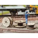 Des bobines de câble / enrouleurs NOCH 14202 - HO 1/87 - - 2