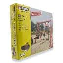 Balançoire motorisée avec figurines Noch 13401 - HO 1/87 - Saynète - 2