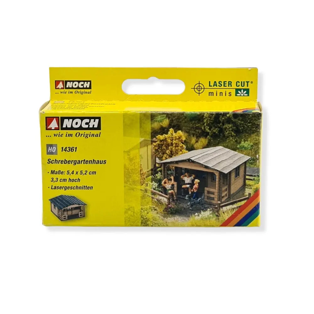 Cabane de jardin / habitation - NOCH 14361 - HO 1/87 - 54x52x33mm - 3