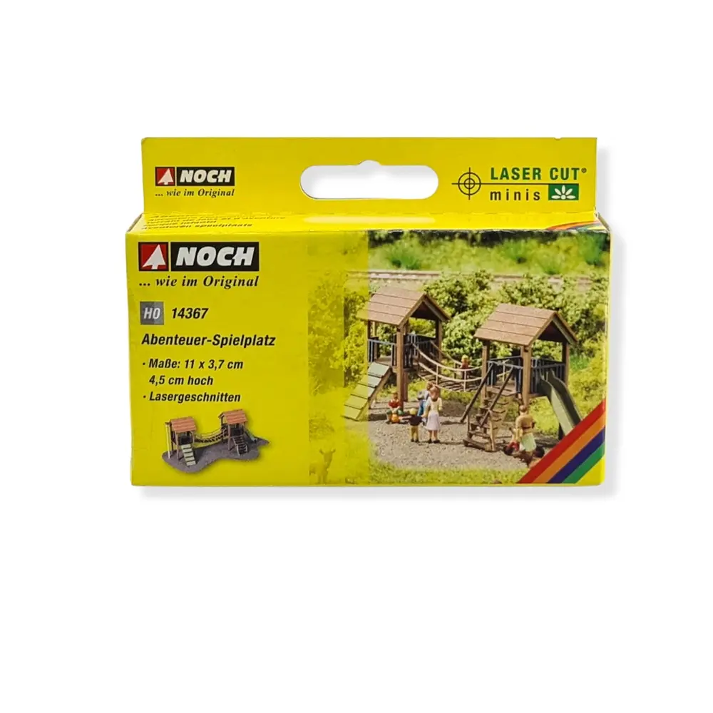 Aire de jeux d'aventure - LaserCut - NOCH 14367 - HO 1/87 - 110x37x45mm - 3