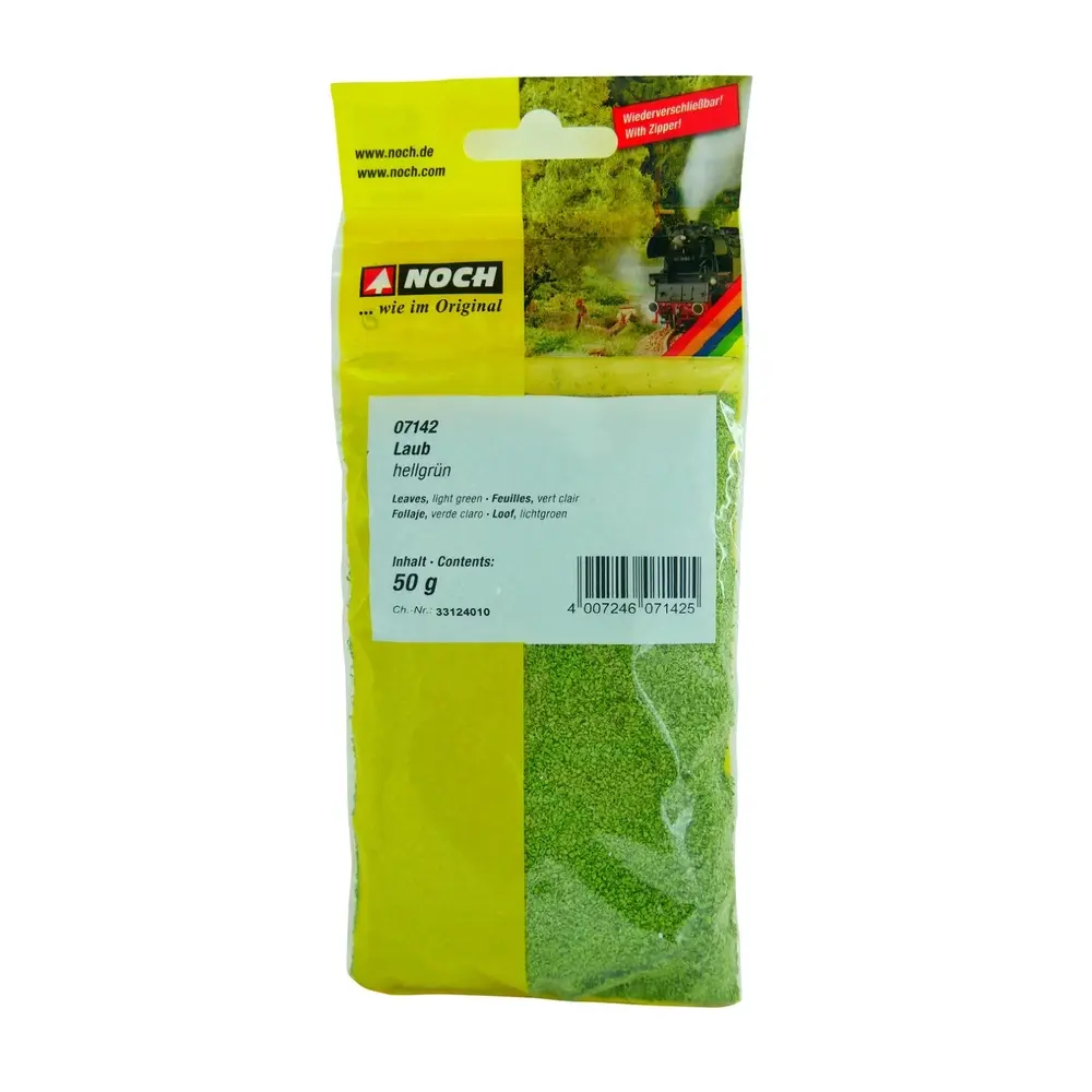 Feuilles vert clair - Noch 07142 - Toutes échelles - 50 g - 2