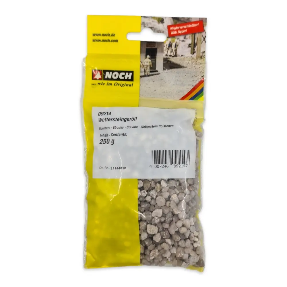 Sachet d'éboulis moyen Noch 09214 - Toutes échelles - 250 g - 2