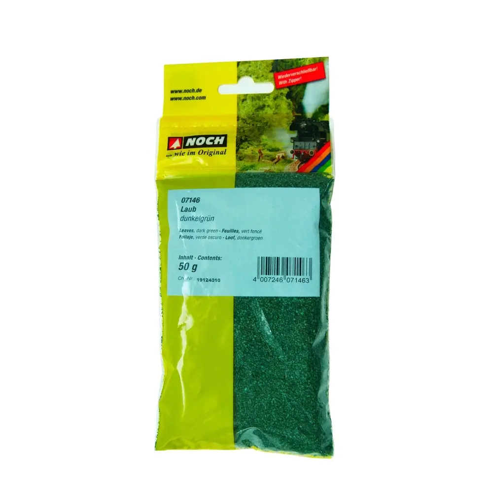 Feuilles vert foncé - Noch 07146 - Toutes échelles - 50 g - 2
