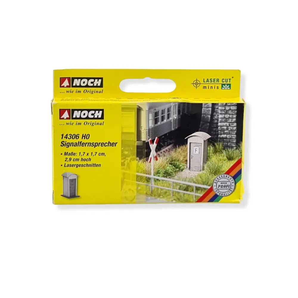 Une cabine de signalisation NOCH 14306 - HO 1/87 - 17x17x29mm - 3