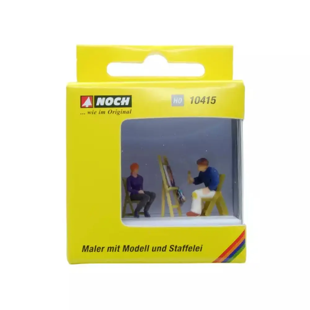 Peintre et son modèle - HO 1/87 - NOCH 10415 - 2