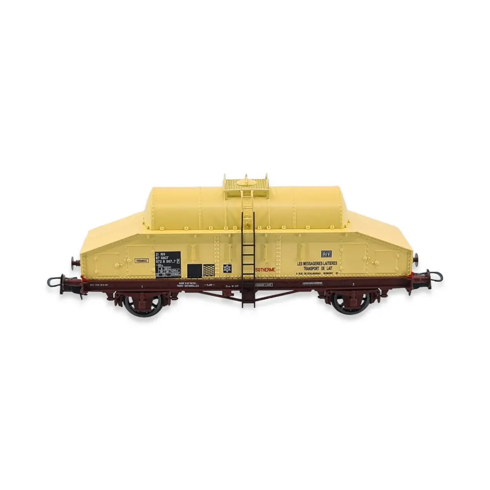 Wagon laitier "beurre frais" Novateur modèles 50009 - HO 1/87 - SNCF - EP III - 2