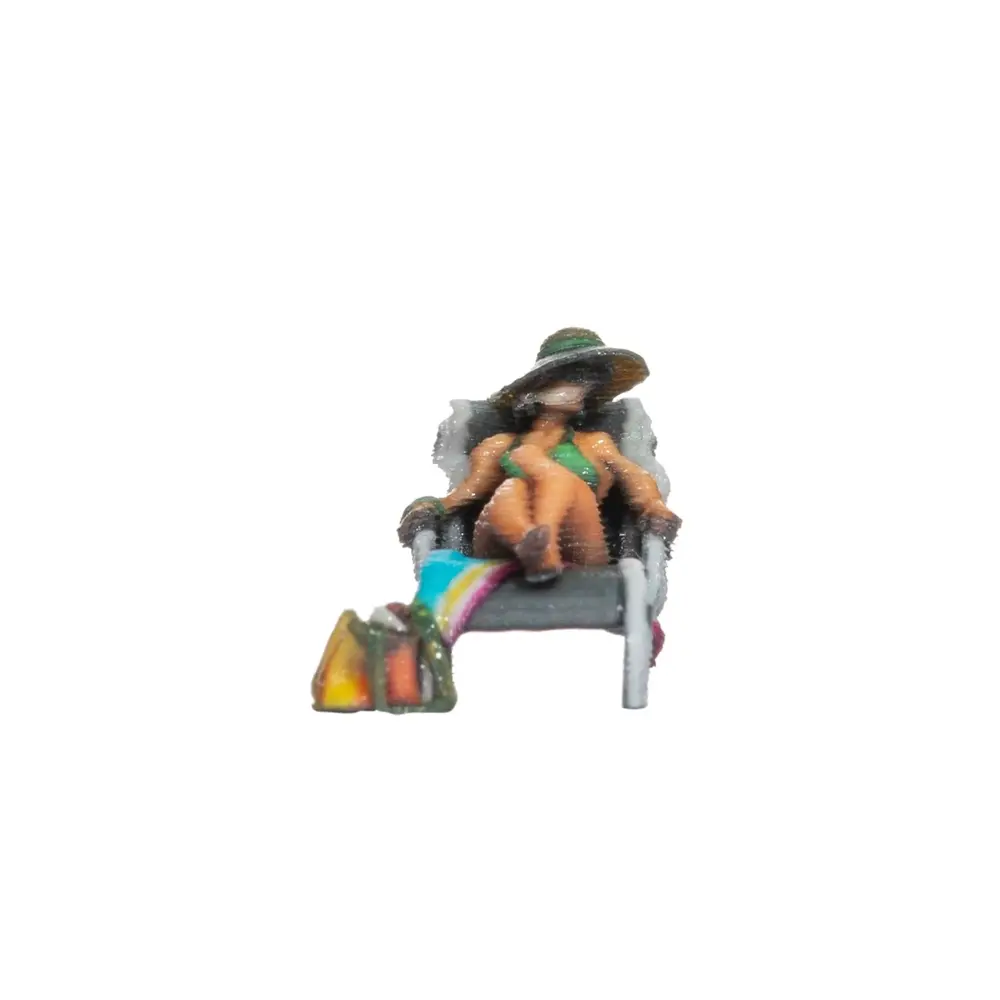 Femme dans une chaise longue - Noch 10430 - HO 1/87 - 2