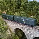 Set 2 FOURGONS bagages Dd2ai Vert 301 - MODELS WORLD 30318 - SNCF - HO 1/87 - EP IVa - 5
