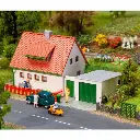 Maquette maison avec garage - MKD 2020 - HO 1/87 - 135x75x55 mm - 3