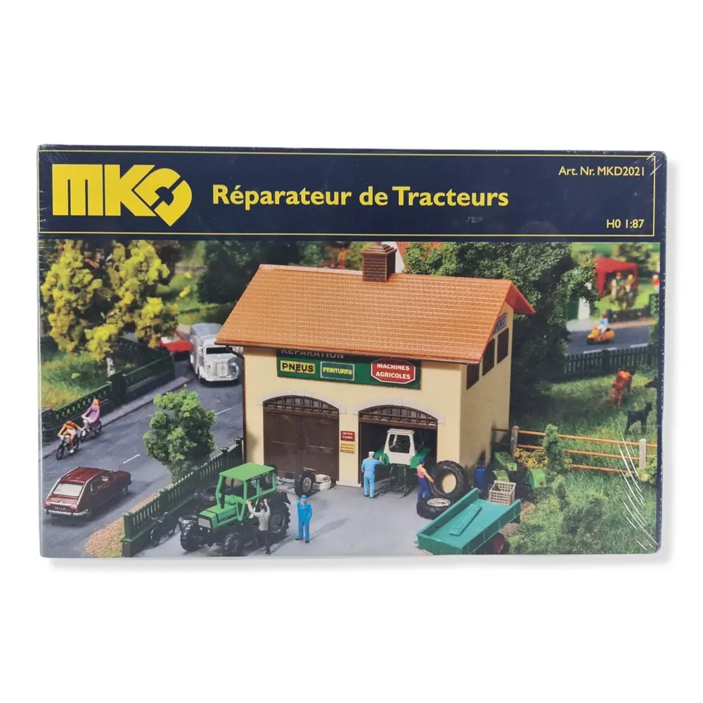 Réparateur d'engins agricoles MKD 2021 - HO 1/87 - 100 x 90 x 80 mm - 4
