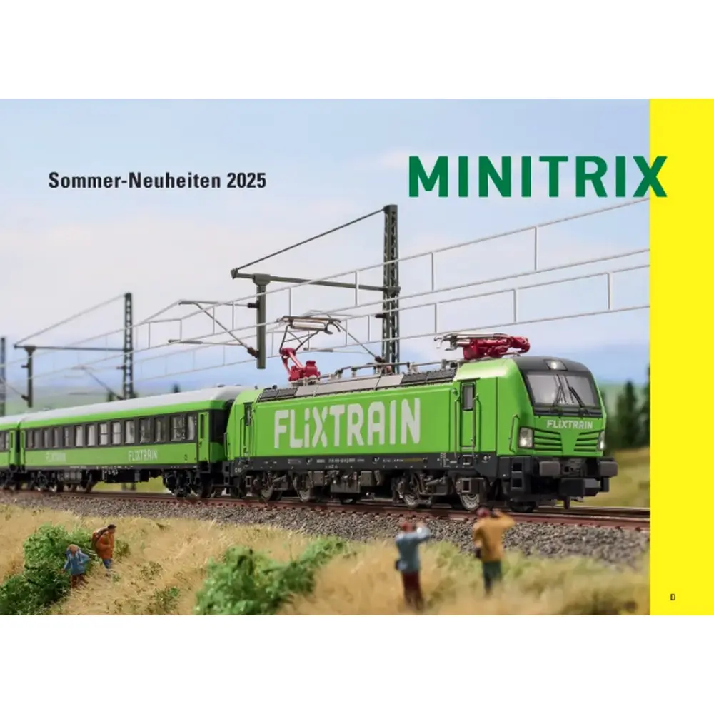 Catalogue Minitrix nouveautés 2025 avec nouveautés été 2025 - N 1/160 - 2