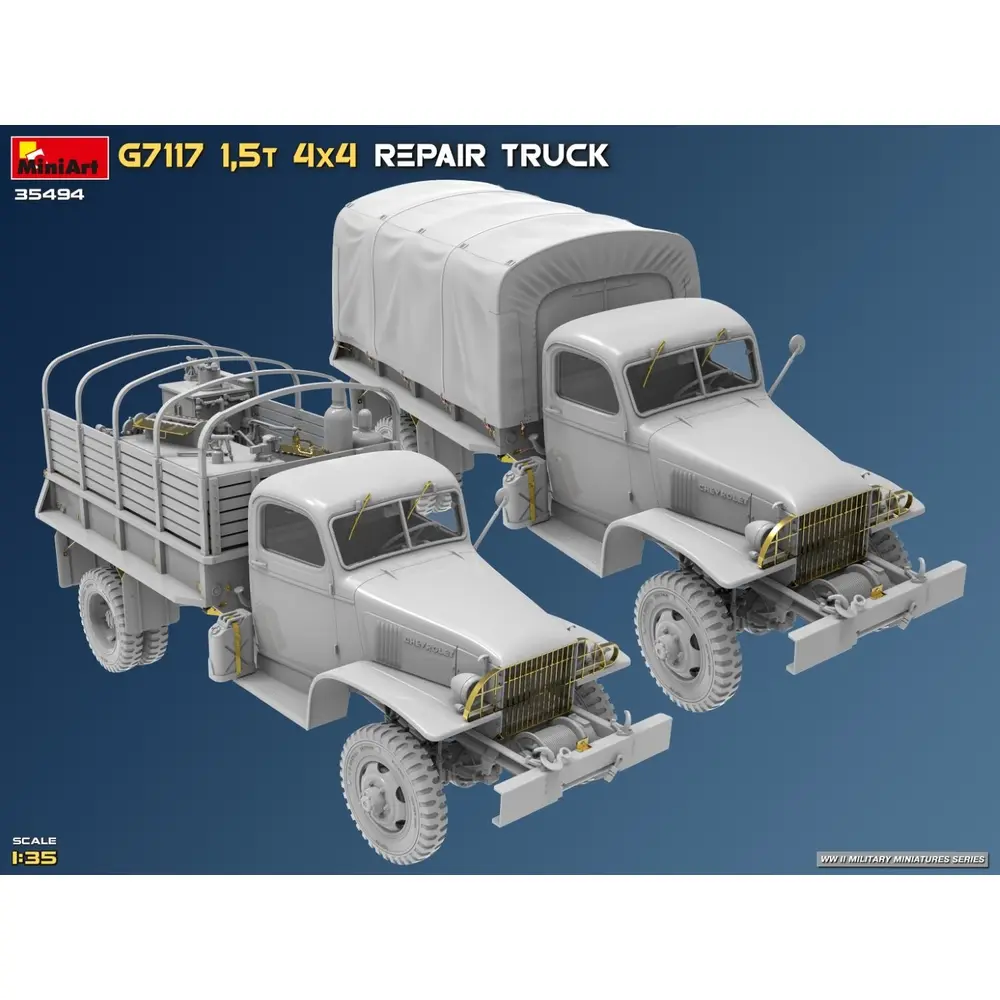 Camion atelier G7117 1.5t - MINIART 550035494 - 1/35 - 5