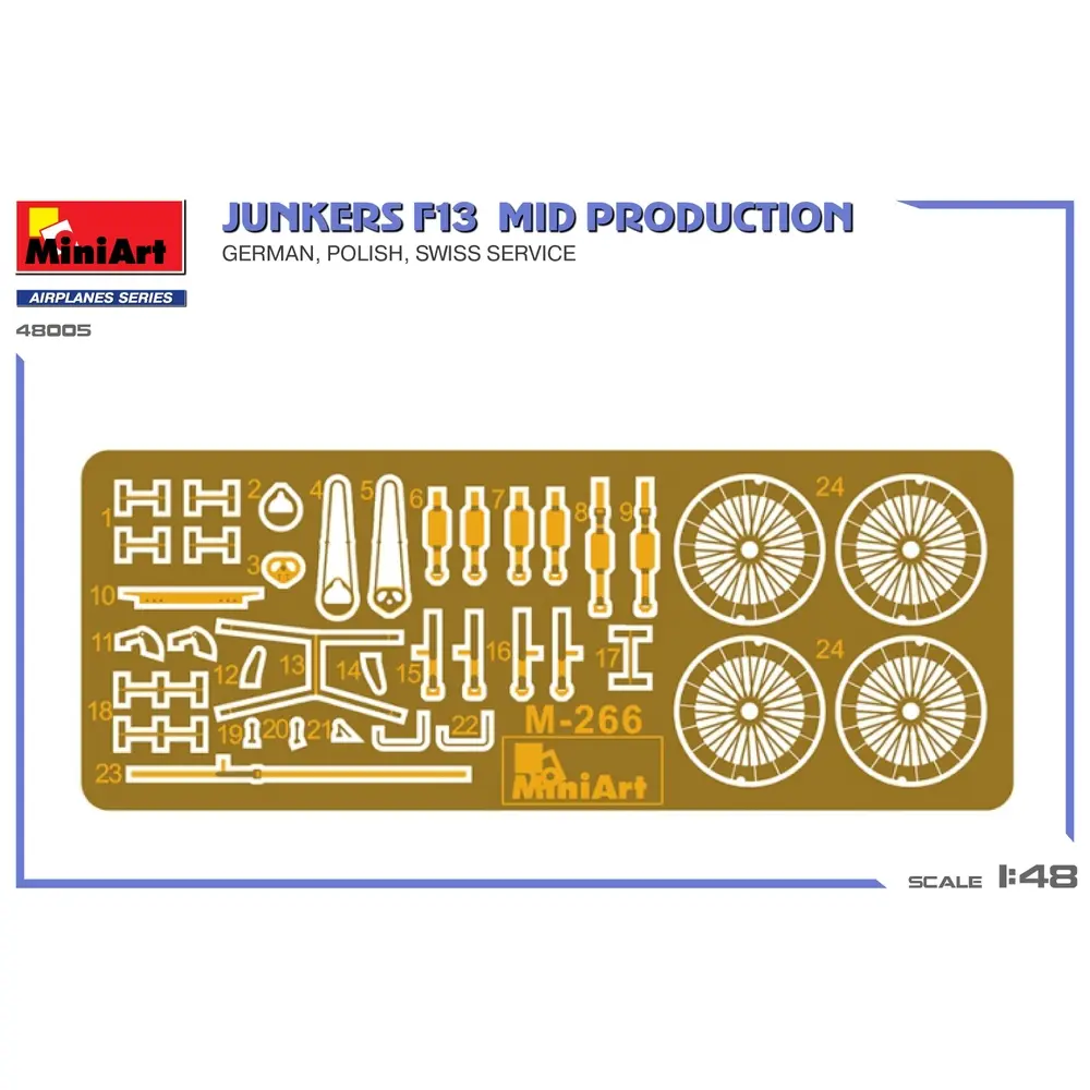 Junkers F13 Mid Production - Miniart 550048005 - 1/48 - 11