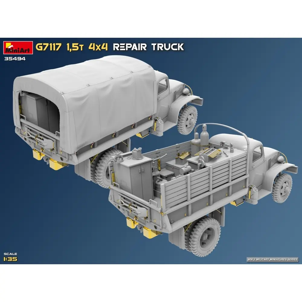 Camion atelier G7117 1.5t - MINIART 550035494 - 1/35 - 7