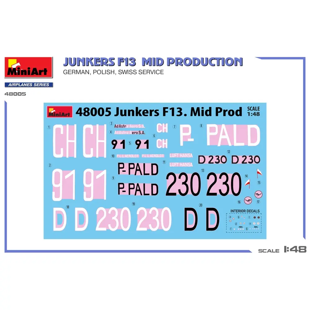 Junkers F13 Mid Production - Miniart 550048005 - 1/48 - 10