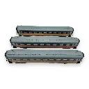 Coffret de 3 voitures voyageur OCEM - Models World 40925 - EP II - HO 1/87 - 2R  - 3