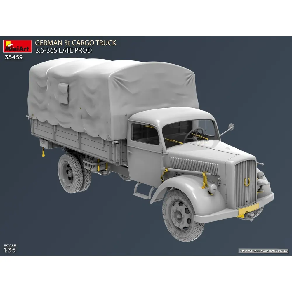 Camion cargo allemand 3t (3,6-36S) - MINIART 550035459 - 1/35 - 2