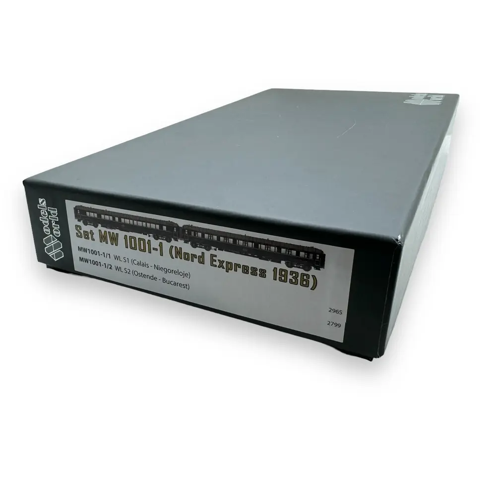 Set de voitures voyageurs Nord Express - Models World 1001.1 - HO 1/87 - SNCF - EP II - 4