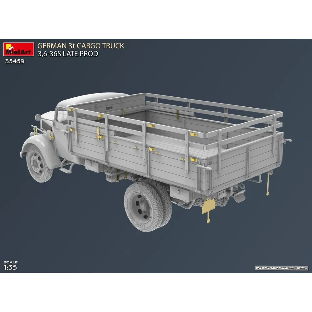 Camion cargo allemand 3t (3,6-36S) - MINIART 550035459 - 1/35 - 4