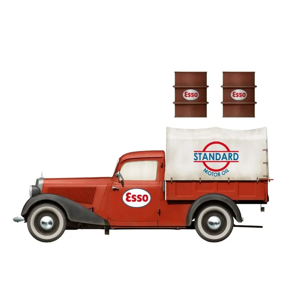 Camionnette de livraison de barils de pétrole - Miniart 550038069 - 1/35 - 2