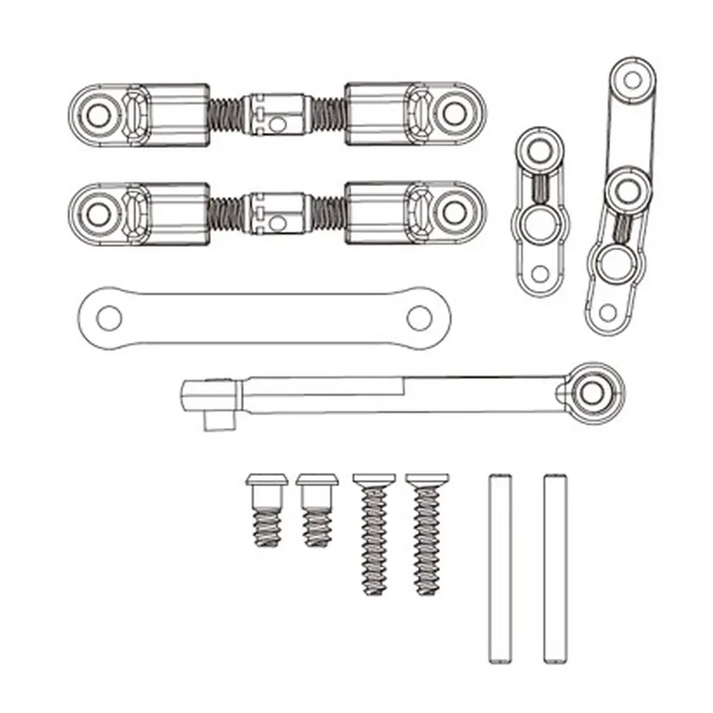 Set de direction complet pour Hyper Go - MJX 16430S - 1/16 - 2