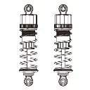 Amortisseurs hydraulique arrière (x2) pour Hyper Go - MJX 16500 - 1/16 - 2