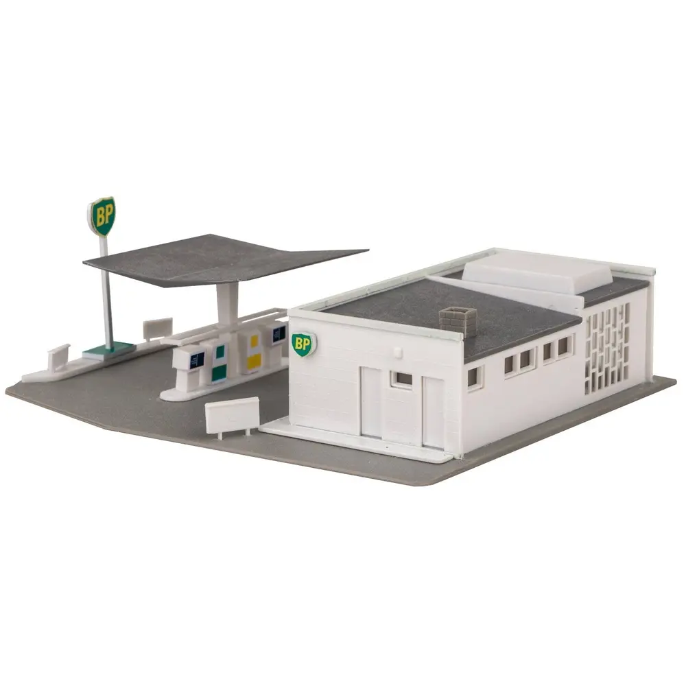 Une Station Service BP, Boutique et garage MKD 2023 - HO 1/87 - 2