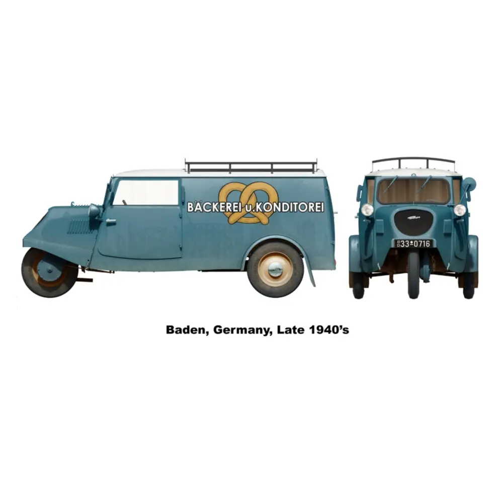Camion de livraison Boulangerie Van A400 - Miniart 550038066 - 1/35 - 5
