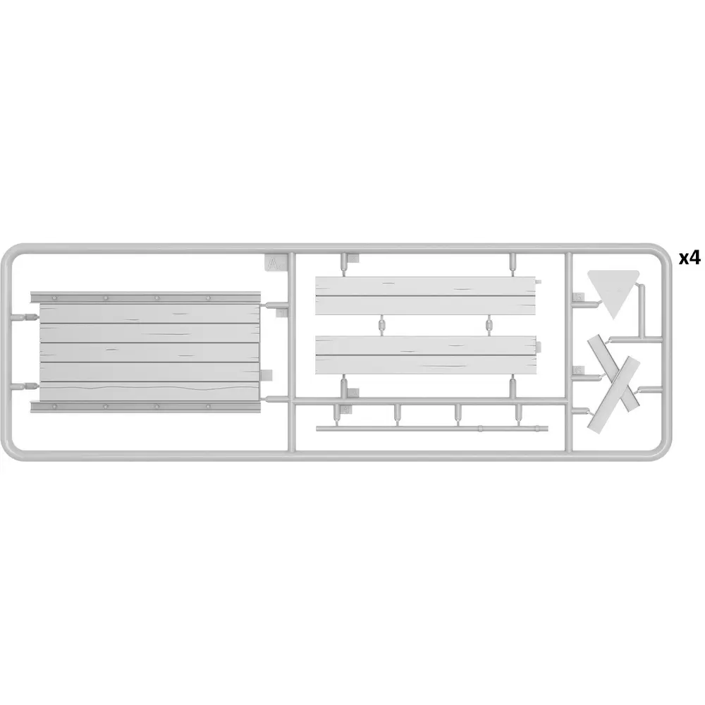 Passage à Niveau - 290x190x45mm - Miniart 550035666 - 1/35 - 5