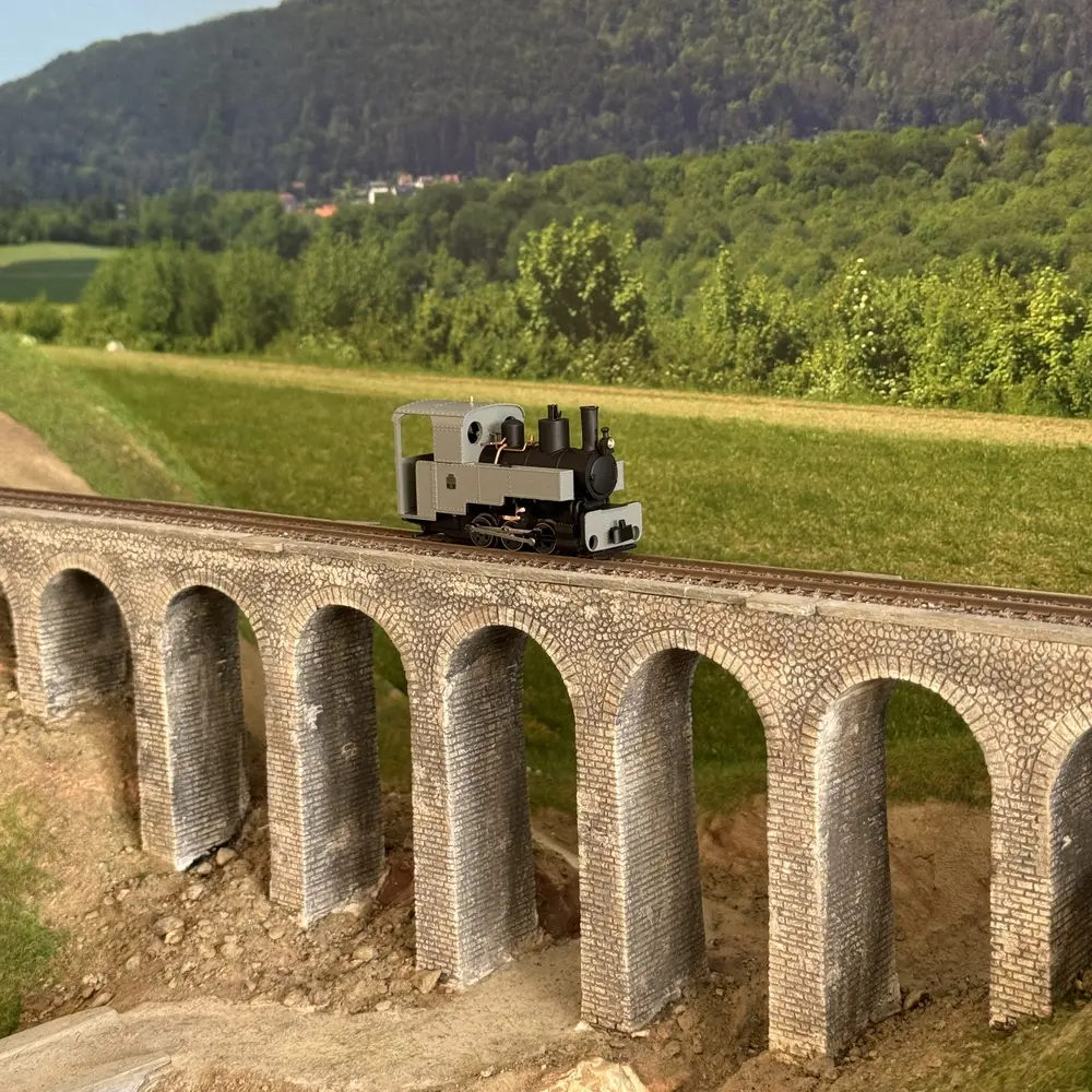 Locomotive à Vapeur 030T Decauville - Minitrains 1084 - HOe 1/87 - DB - Analogique - 2R - 5