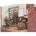 Intérieur du poste d'aiguillage - Metcalfe PO580 - OO/HO - 2