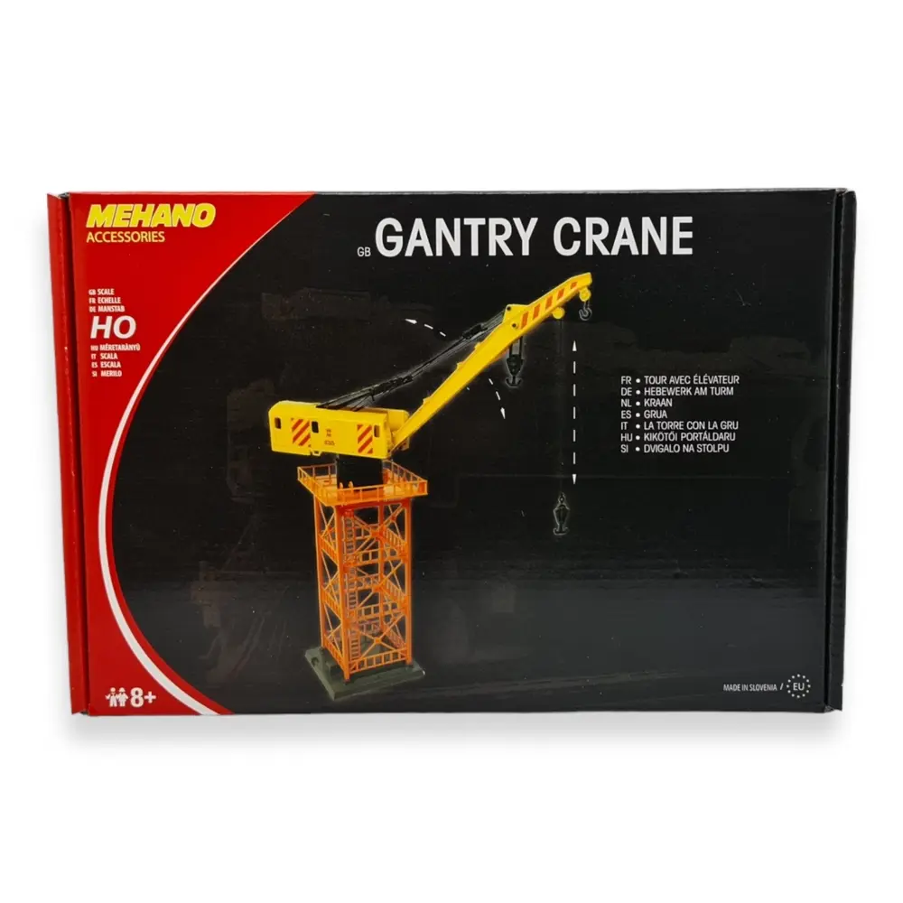 Grue de chantier et ferroviaire MEHANO T058 - HO 1/87 - engin de manutention - 3