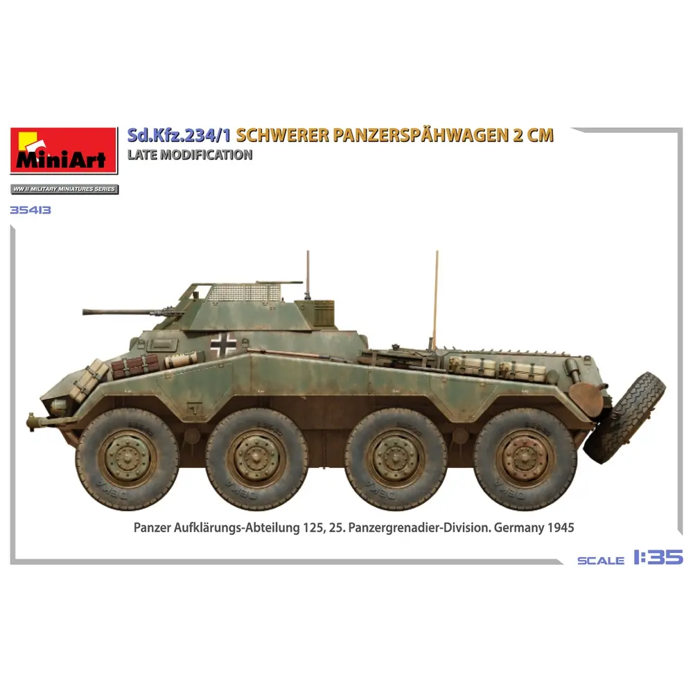 Sd.Kfz.234/1 Schwerer Panzerspähwagen - MINIART 550035413 - 1/35 - 6